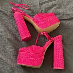 Public Desire Crystal Heels